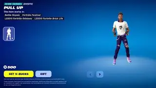 Fortnite Pull Up Emote Return In Item Shop and All Icon Series Emotes and New Skins Available!