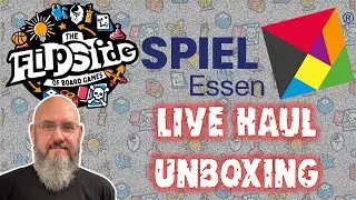 Live ESSEN Spiel Haul Unboxing with Sam
