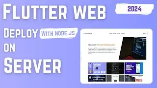 Deploying Flutter Web on a Node.js Server | 100% Working