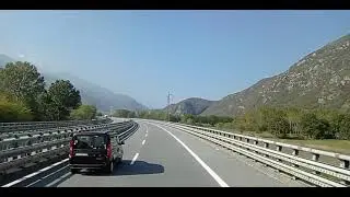 A32 Italy Highway /Highway of Frejus full....