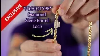 **EXCLUSIVE** DIAMOND SLEEK/BARRELL LOCK..DANIEL JEWELRY INC