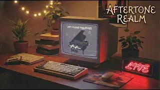 90s Piano LoFi for Late Nights 🌙 | Retro CRT Focus Music (Live)