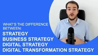 Strategy vs. Business Strategy vs. Digital Strategy vs. Digital Transformation Strategy