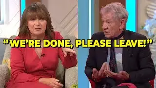 Ian McKellen Kicked Off Lorraine Kelly's Show After Heated Clash