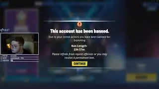 GHOST AYDAN *BANNED* FROM FORTNITE For 