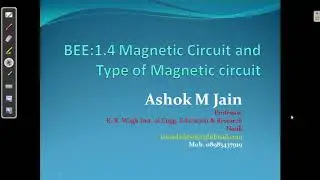 BEE | Magnetic Circuit and Types of Magnetic Circuit | Numerical's | Unit 1 - Lecture 4
