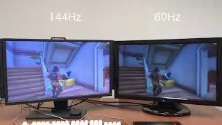 BenQ ZOWIE XL2536 Eyecare test - 144Hz VS 60Hz