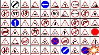 All Road sign all countrys