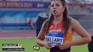 The Spanish athlete Erika SELLART ▪ Women's javelin throw European U18