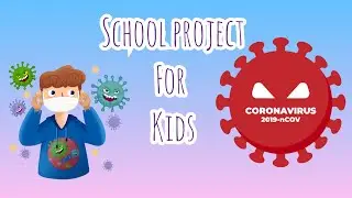 Covid-19 School project for kids | coronavirus drawing | Bright Beginning For Little Feet