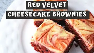 RED VELVET CHEESECAKE BROWNIE RECIPE | Keeping It Relle