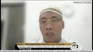 𝐏𝐄𝐌𝐁𝐄𝐊𝐀𝐋𝐀𝐍 𝐌𝐀𝐍𝐀𝐒𝐈𝐊 𝐔𝐌𝐑𝐀𝐇 𝐎𝐍𝐋𝐈𝐍𝐄 ke-4 - Jamaah Umroh Itikaf Ramadhan 1447 h. TIPS KESEHATAN. #fyi