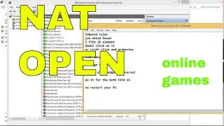How to set your NAT to OPEN ( pc Games error ) Imporve online gaming