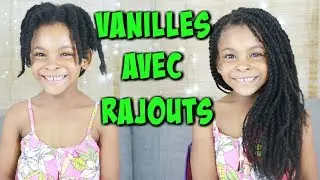 VANILLES AVEC RAJOUTS AFRO (Coiffure femme,enfant)