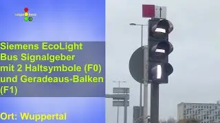 Siemens EcoLight Bus Signalgeber mit 2 Haltebalken (F0) und Geradeausbalken (F1)
