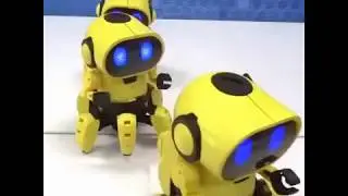 DIY Assembled Electric Robot Induction Educational Toy   DODGER BLUE