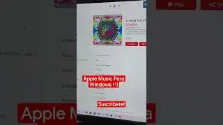 Apple Music para WINDOWS 11! #shorts #windows #apple