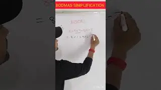 BODMAS SIMPLIFICATION shorts #maths #quicktricks #mathsimplification #vairalshort
