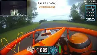 Ben Clucas Driving a Caterham 310R Car Around Croft Circuit