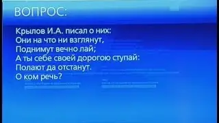 Что? Где? Когда? Они на что ни взглянут, поднимут вечно лай
