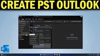 How To create a PST file in Outlook 365