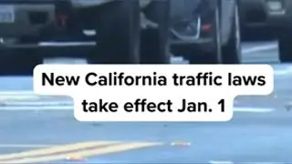 New California traffic laws take effect Jan. 1: What drivers need to know