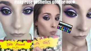 New camera/ the Pinky Rose cosmetics exotic peacock palette
