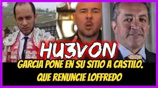 Hu3von. García pone en su sitio a Castilo. Que renuncie Loffredo