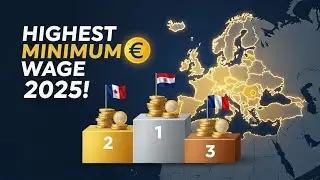 Top 10 European Countries with the Highest Minimum Wage in 2025 | Surprising Winners!