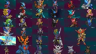 KAMEN RIDER BATTLE RUSH~ALL SERIAL KAMEN RIDER BUILD ALL FINISHER