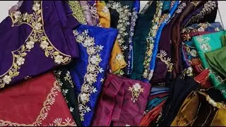My Trendy Creation is live different types computer work embroidery blouses at low prices 9493500414