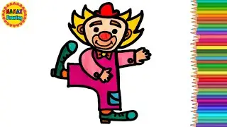 Clown drawing easy // How to draw a clown easy