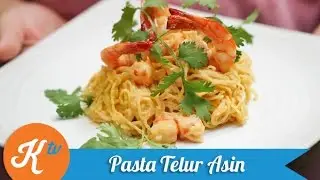 Resep Pasta Telur Asin (Pasta With Salty Egg Sauce Recipe Video) | REVO