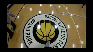 at the Indiana Pacers practice facility