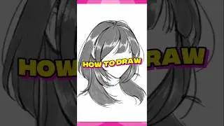 How to draw HAIR!!! #tutorial #hair #2dart