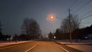 Classic Country Drive into Twilight
