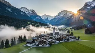 Hidden Life in the Swiss Alps | A Mountain Village Documentary (4K Ultra HD)