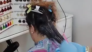 طريقه ليميش اومبري اشقر فاتح جدا ذهبي مع طريقه الرنساج