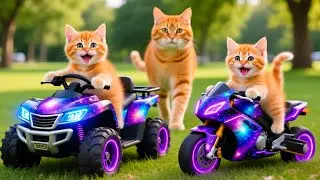 Mama Cat Trims Fur on the Farm and Makes Tiger Hat For Kittens At Home🐾🎩🐯
