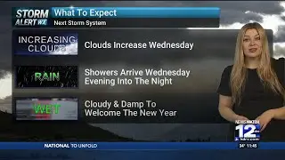 Tuesday, December 30th Afternoon Weather