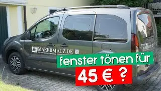 Fensterscheiben selber Tönen -  Für 45 €?? Funktioniert das??