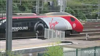 Trains spotting at Stockport railway station, Greater Manchester, UK