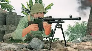 Enlisted Gameplay - Japanese Forces VS U.S Forces - Alligator Creek - Pacific War
