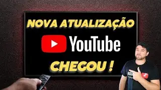 FIM DO VELHO YOUTUBE! Veja a Nova Interface da Smart TV (e como usar)