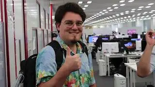 Palmer Luckey at the Yomuneco office!