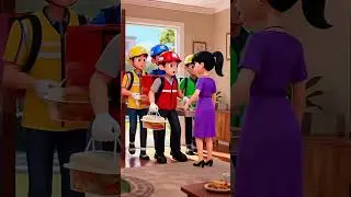 Mumu Dan Mimi Pesan Makanan Diam-Diam #cartoon #kartun #animasi #shorts