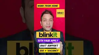 Blinkit WFH Jobs 2025 &ndash; Apply Fast! 🔥#shortsfeed #shorts #shortsvideo