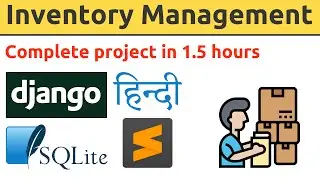 Inventory Management System in Django & SQLite | Django Crash Course | Django Tutorials