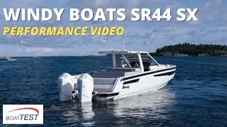 Windy SR44 SX (2022) - Test Video by BoatTEST.com