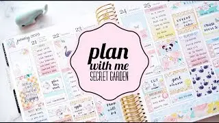 Plan With Me - Secret Garden ( Hello Petite Paper )